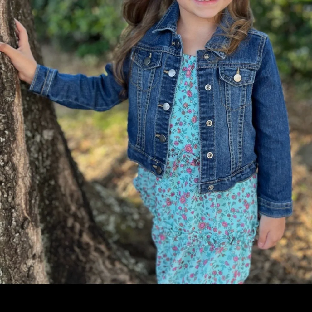 The Children’s Place Toddler Dessert and Jacket 4T Floral teared